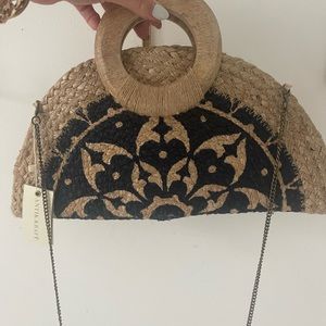 Raffia Clutch Bag from Anthropologie
